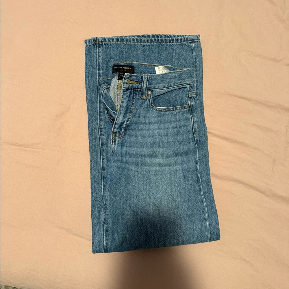 Banana Republic Blue Flare & Wide Leg Jeans